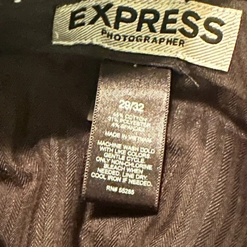Express Photographer 36 Regular & 29/32 Men's Navy Suit - Picture 3 of 3